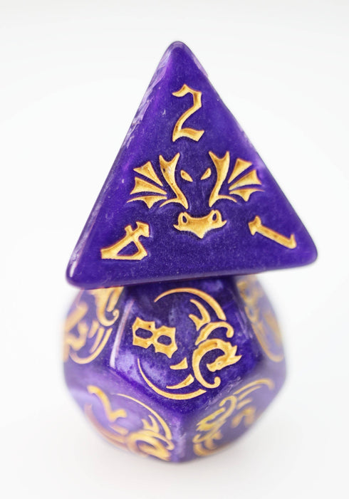 Drake's Flight: Enchanting RPG Dice Set